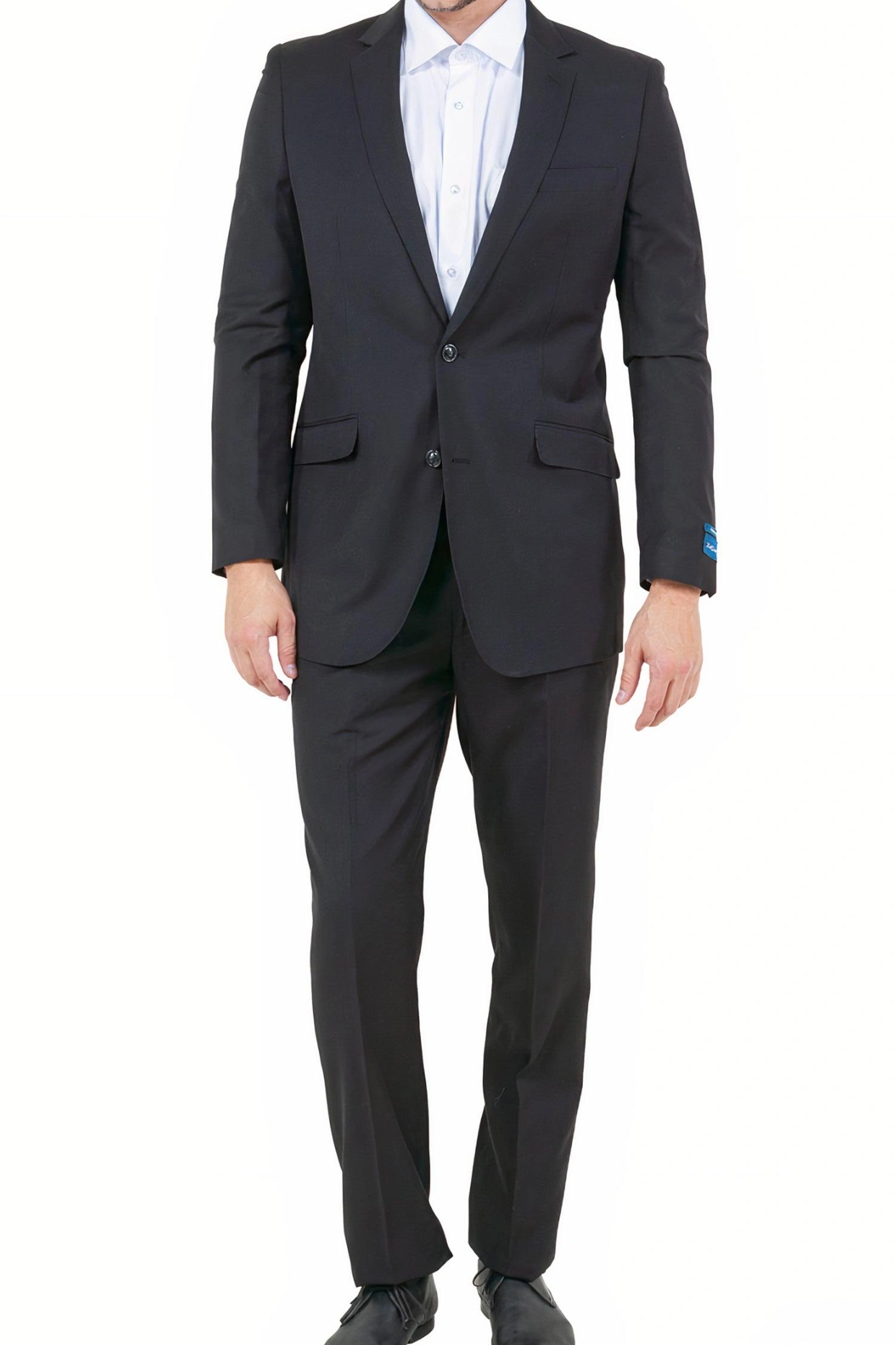 ZeGarie's Zwarte Wol: Strakke Moderne 2-Delige Pak, Jouw Perfecte Statement! Elegantie & Klasse.